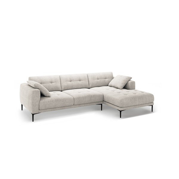 Divano angolare beige (con penisola a destra/con chaise lounge) Bemy – Micadoni -image-1