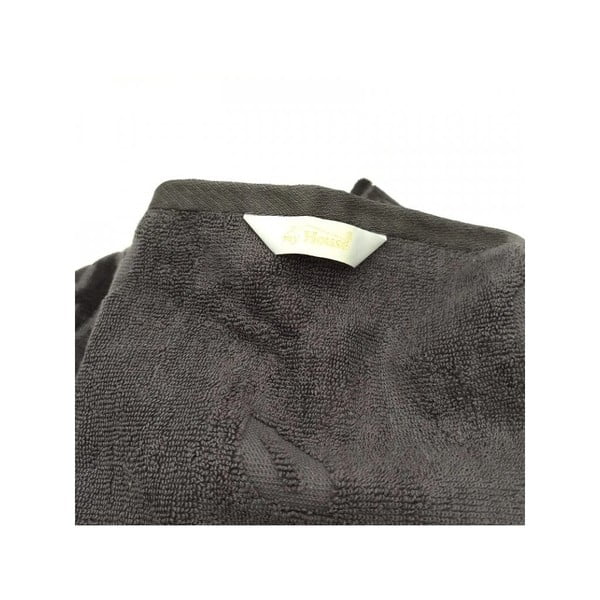 Asciugamano grigio scuro in cotone 70x140 cm Skyline - JAHU collections-image-2