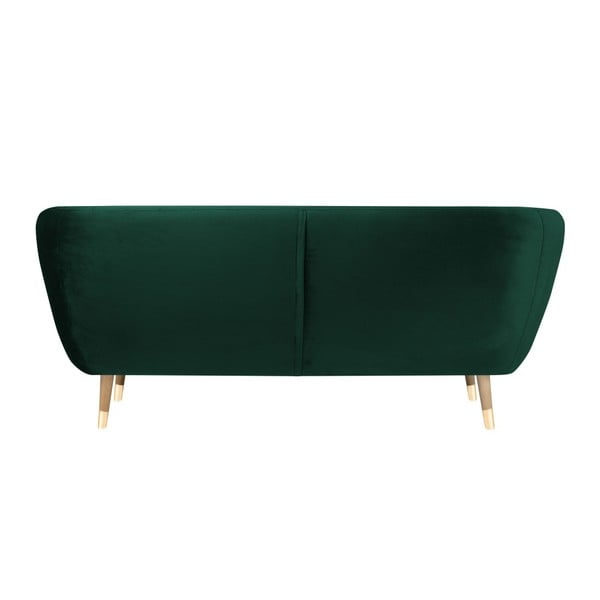 Divano in velluto verde scuro , 188 cm Benito - Mazzini Sofas-image-4