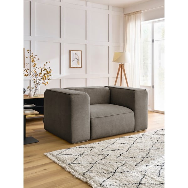 Poltrona grigia/beige Zephyr – Bobochic Paris-image-1