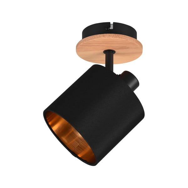 Faretto nero/di colore naturale ø 12 cm Tommy – Reality-image-2