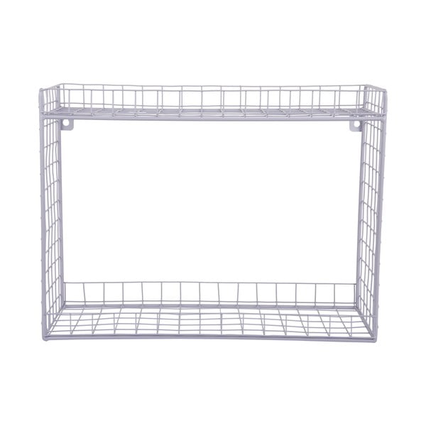 Mensola viola in acciaio con ripiani multipli 40 cm Reja – PT LIVING