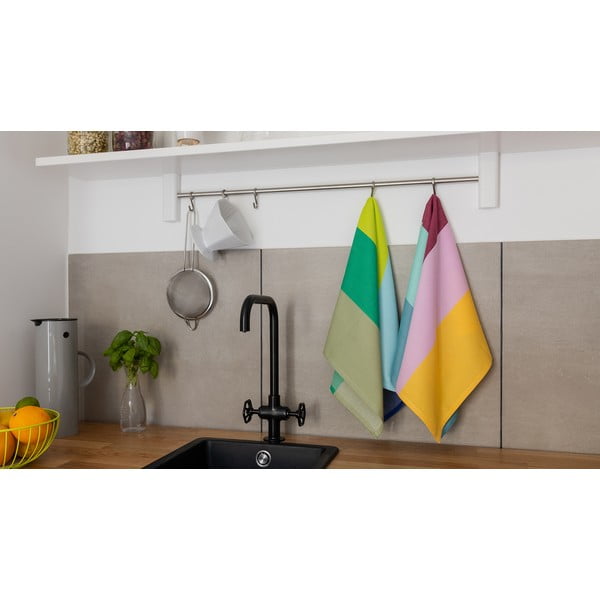 Set di 2 asciugamani da cucina in cotone, 50 x 70 cm No. 22 - Remember-image-1