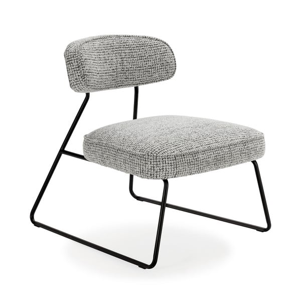 Poltrona bianca e nera Elon – Marckeric