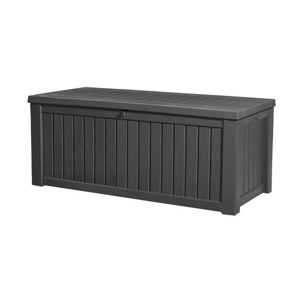 Cassetta di plastica antracite per il giardino Rockwood - Keter