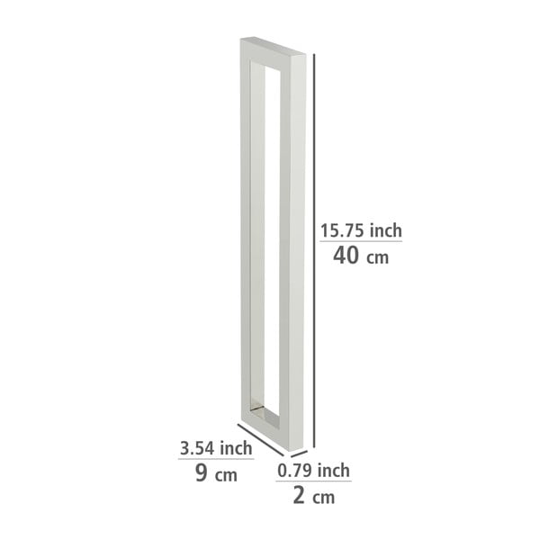 Porta asciugamani a parete in acciaio inox Reitani - Wenko-image-2