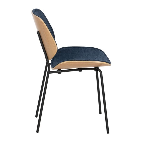 Set di 2 sedie da pranzo blu scuro Elio - Ixia-image-3