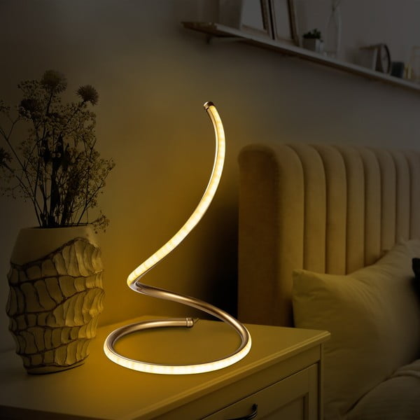 Lampada da tavolo a LED in oro (altezza 40 cm) Yay - Opviq lights-image-4