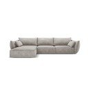 Divano angolare grigio chiaro (angolo sinistro) Vanda - Mazzini Sofas