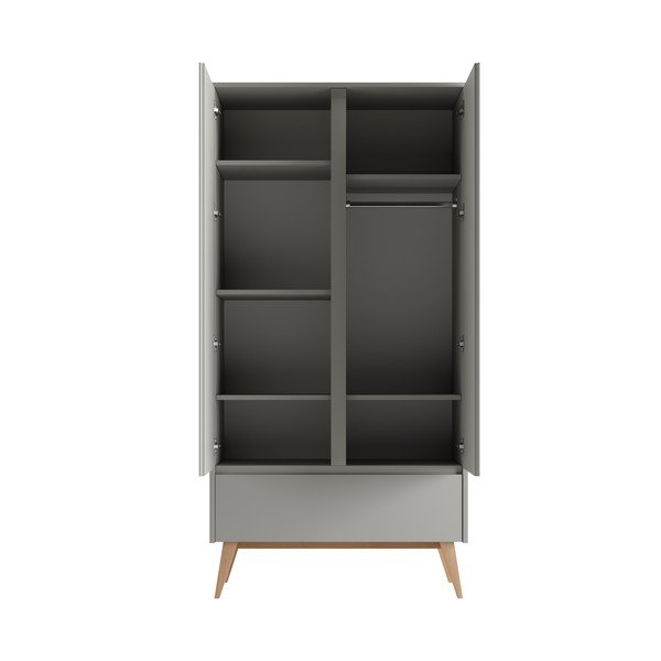 Armadio grigio per bambini 100x52,5 cm Swing - Pinio-image-2