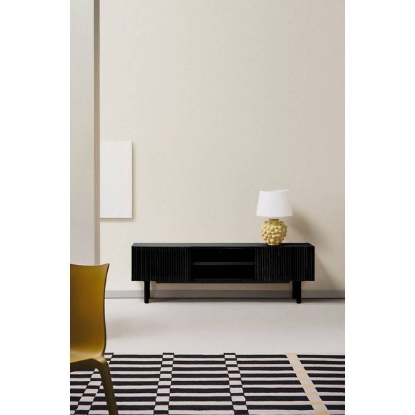 Mobile TV nero con effetto frassino 160x50x43 cm Sion – Jotex-image-1