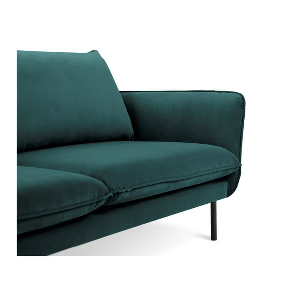 Divano in velluto verde petrolio, 160 cm Vienna - Cosmopolitan Design-image-3