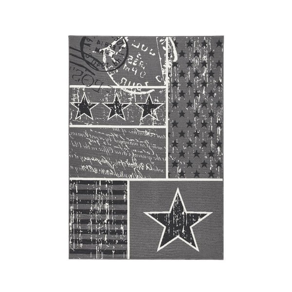 Tappeto grigio City & Mix , 140 x 200 cm Stars - Hanse Home