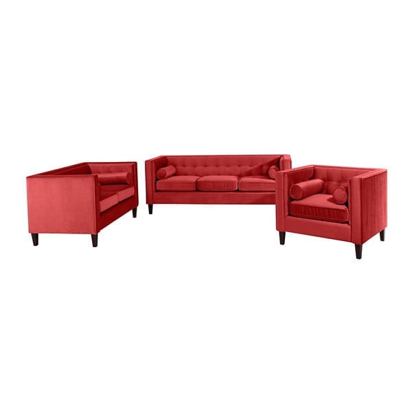 Divano rosso mattone Jeronimo, 215 cm - Max Winzer-image-1