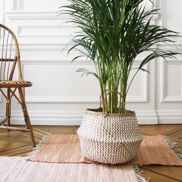 Cesto portaoggetti in seagrass chiaro , ⌀ 35 cm Zic Zac - Compactor-image-1