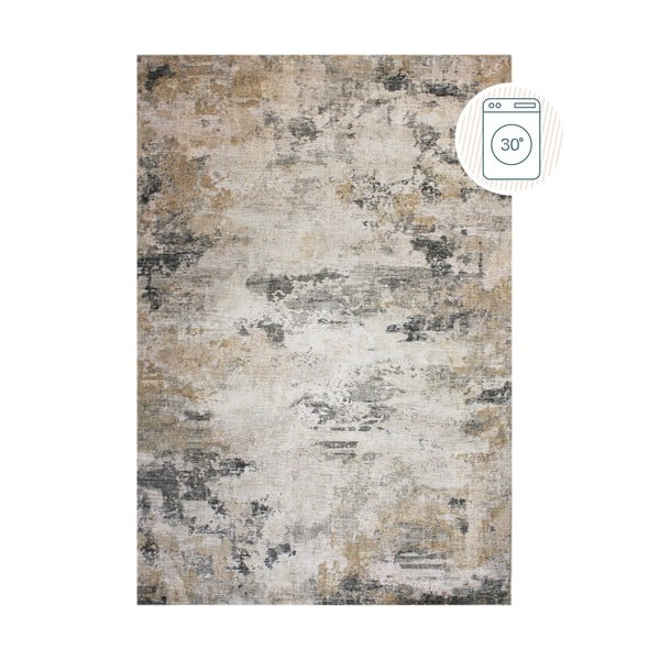 Tappeto greige lavabile 115x170 cm Lila Abstract – Flair Rugs