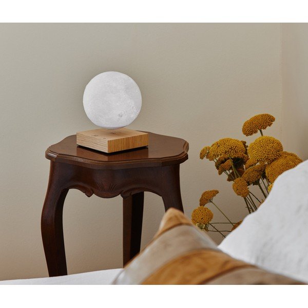 Lampada da tavolo di colore naturale (altezza totale 14 cm) Moon – Gingko-image-1
