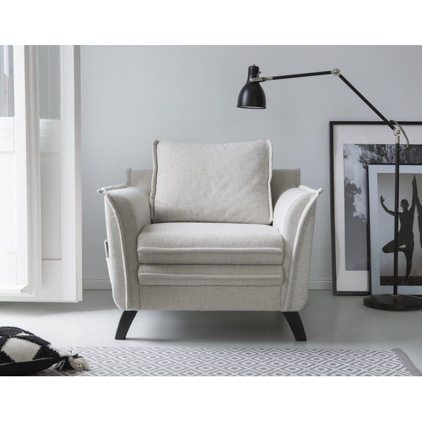 Poltrona beige chiaro Charming Charlie - Miuform-image-1