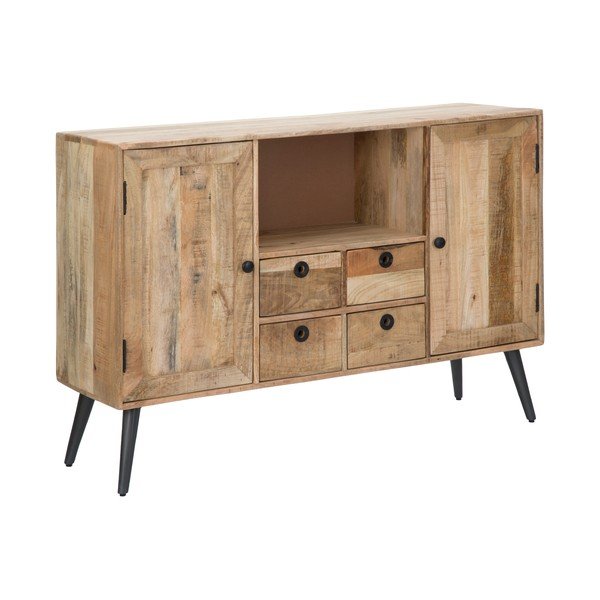Mobile in legno di mango, larghezza 130 cm Belgrado - Mauro Ferretti-image-2