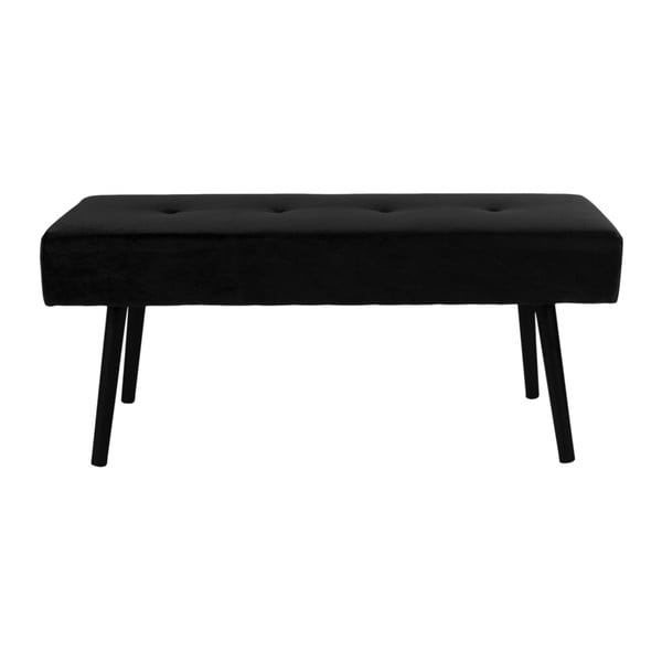 Panchina in velluto nero Skiby - House Nordic