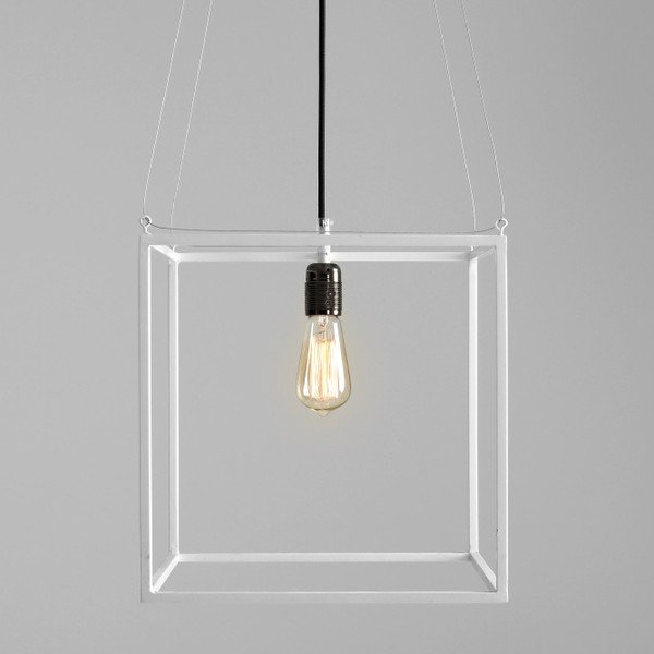 Luce a sospensione bianca Forma personalizzata Metric - CustomForm-image-2