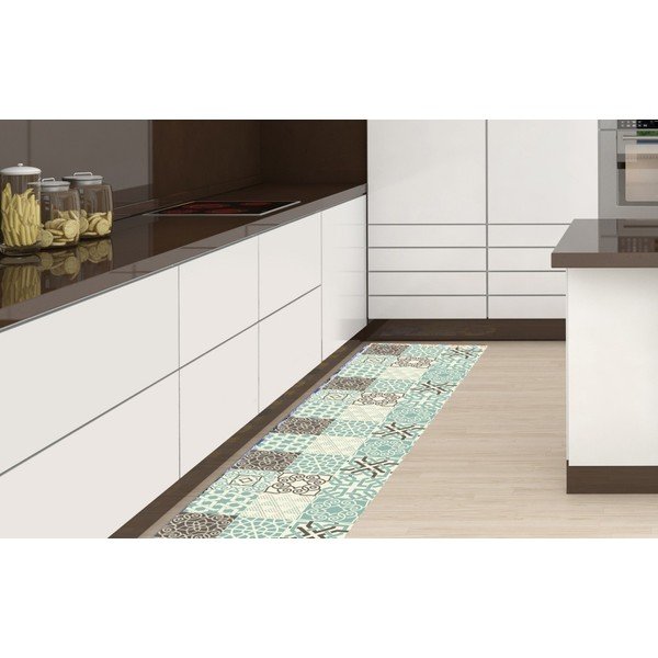 Battistrada in vinile Turquesa 180x50 cm - Huella Déco-image-1