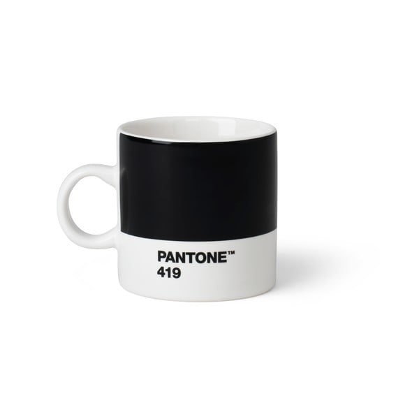 Tazza da espresso in ceramica nera 120 ml Espresso Black 419 - Pantone