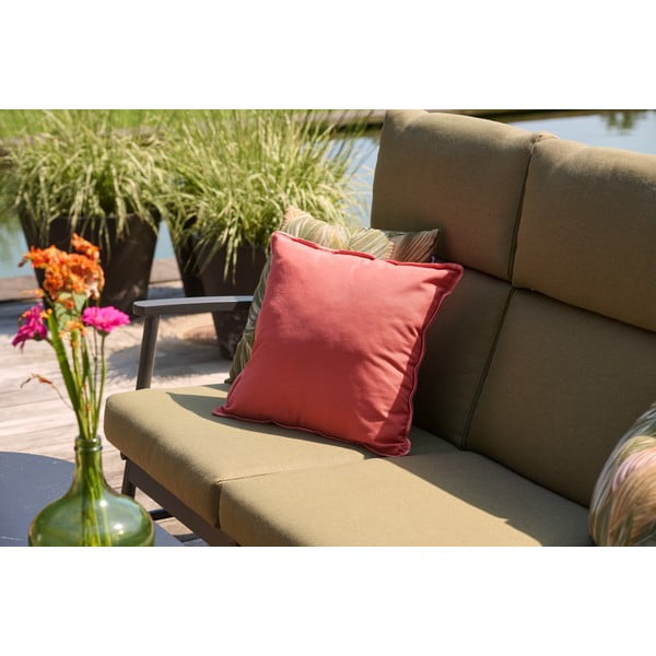 Set di mobili da giardino verde in alluminio per 5 persone Flora – Hartman-image-4