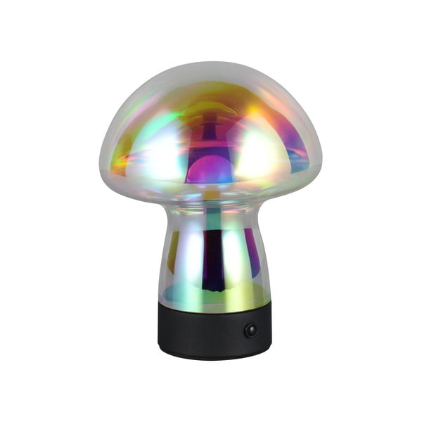 Lampada da tavolo LED con paralume in vetro (altezza totale 18 cm) Dooley – Trio