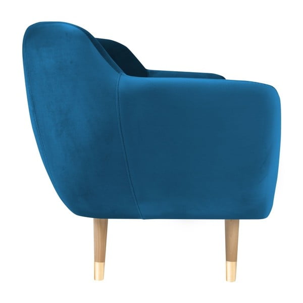 Divano blu a due posti Amelie - Mazzini Sofas-image-1