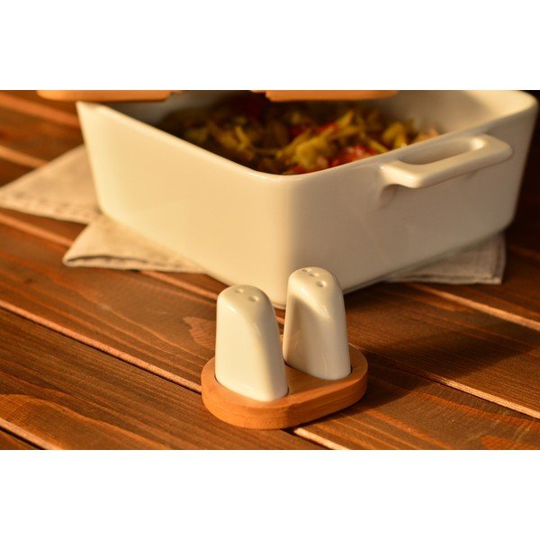 Saliera e pepiera con supporto - Hermia-image-1