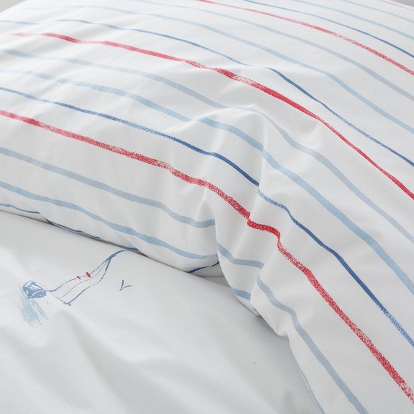 Lenzuola in cotone per neonati 150x120 cm Sailing Boats - Bianca-image-3
