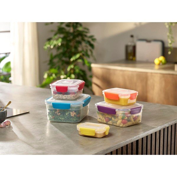 Set compatto di 5 contenitori Lock Nest - Joseph Joseph-image-1