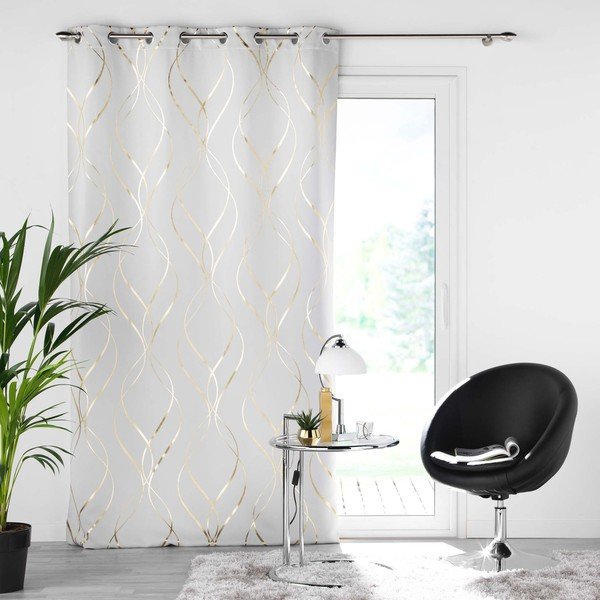 Tenda oscurante in grigio chiaro 135x240 cm Elise – douceur d'intérieur-image-2