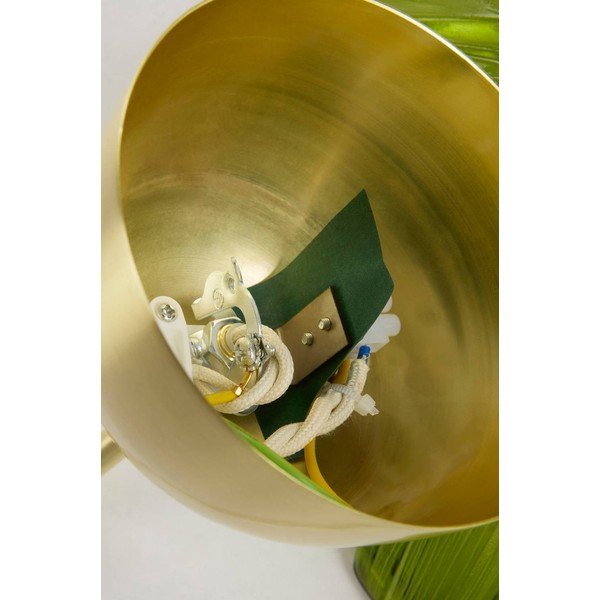 Lampadario verde/dorato in vetro ø 30 cm Nugget – Jotex-image-4