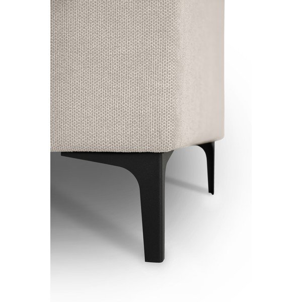 Divano angolare beige (con penisola a sinistra/a U) con rivestimento in ciniglia Fabian – Scandic-image-4