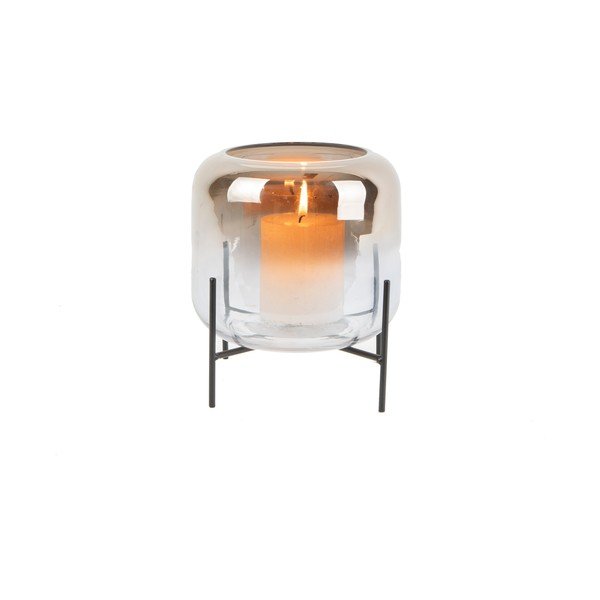 Vaso in vetro bianco/marrone Silver Fade - PT LIVING-image-1