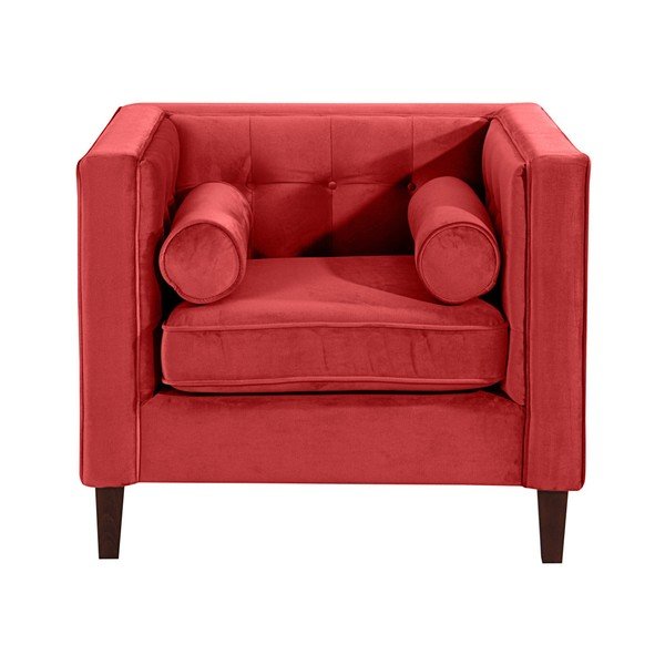 Poltrona Jeronimo rosso mattone - Max Winzer