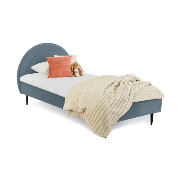 Letto blu per bambini con contenitore 120x200 cm Rainbow - Scandic-image-3