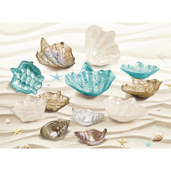 Vassoio decorativo in vetro 15x20 cm – Brandani-image-1