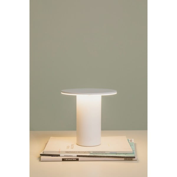Lampada da tavolo a LED dimmerabile bianca (altezza 18 cm) Fungo - Remember-image-1
