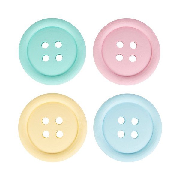 Sada 4 kusů podtácků Sass & Belle Buttons