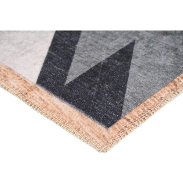 Tappeto lavabile grigio 180x120 cm - Vitaus-image-2