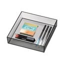 Organizer da bagno nero opaco per cosmetici in plastica riciclata - iDesign