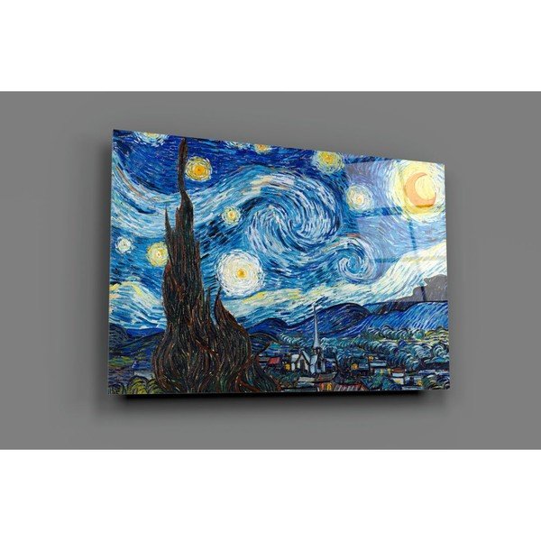 Pittura su vetro del cielo notturno - Insigne-image-3