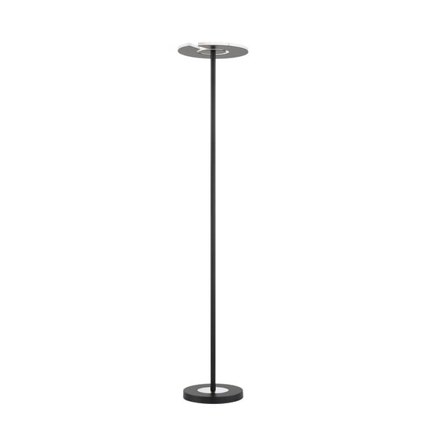 Lampada da terra a LED nera dimmerabile  con paralume in vetro (altezza 180 cm) Dent - Fischer & Honsel