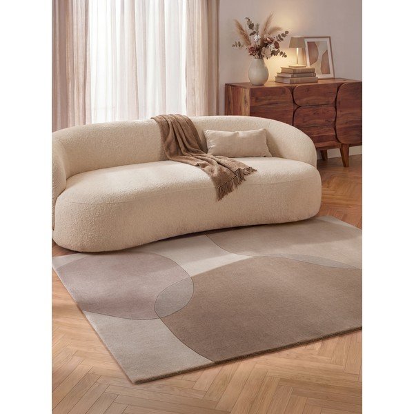 Tappeto beige in lana 120x170 cm Ovia – Villeroy&Boch-image-3
