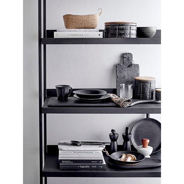 Scaffale in metallo nero 100x200 cm Lot - Bloomingville-image-2
