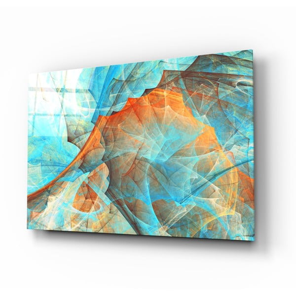 Pittura su vetro , 110 x 70 cm Colored Nets - Insigne