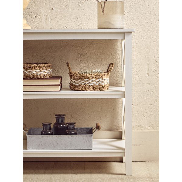 Scaffale bianco in pino massiccio 40x81x81 cm Heritage – Premier Housewares-image-1
